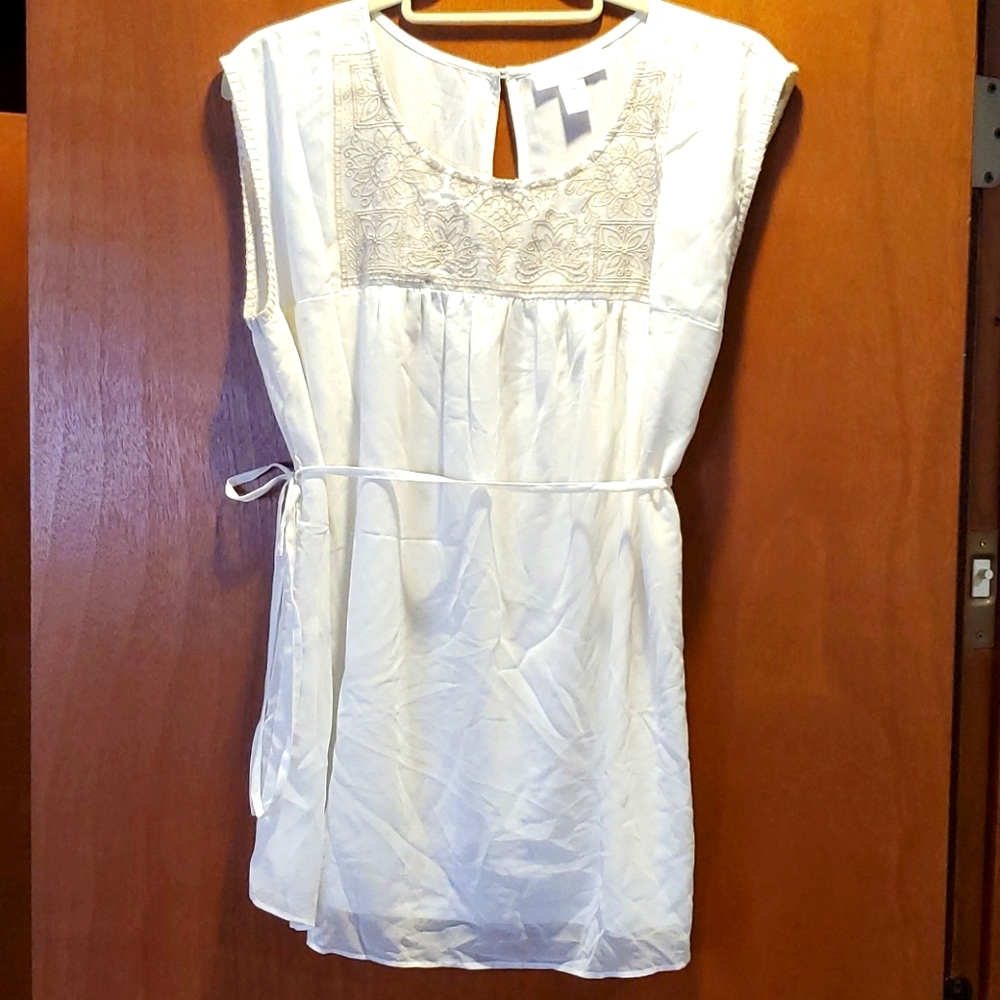 Motherhood Maternity Cream Top